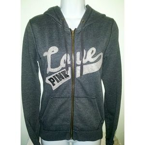 Pink Victoria's Secret.  My Favorite Sweats.Hooded